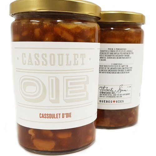 Cassoulet d'oie | La Ferme Québec-Oies | 865 g 