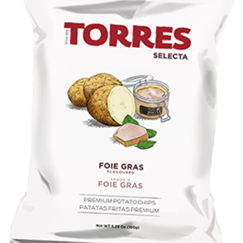 Foie Gras flavoured Potato Chips | Torres | 125g 