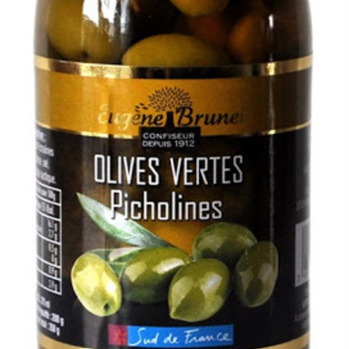 Olives vertes Picholines | Eugène Brunel | 350g 