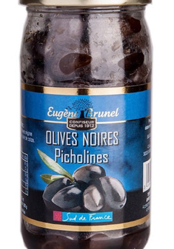 Olives picholines noires | Eugène Brunel | 350 g 