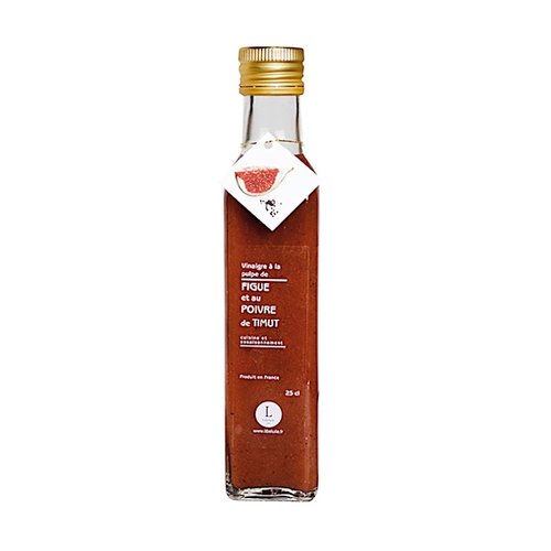 Vinaigre à la pulpe figue et poivre de Timut | Libeluile | 250ml 