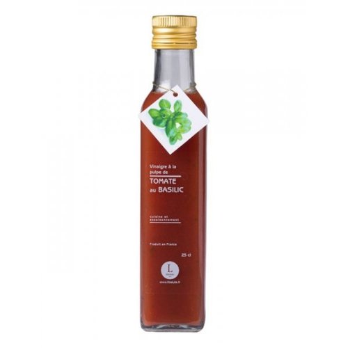 Vinaigre à la pulpe de tomate au basilic - Libeluile 250 ml 