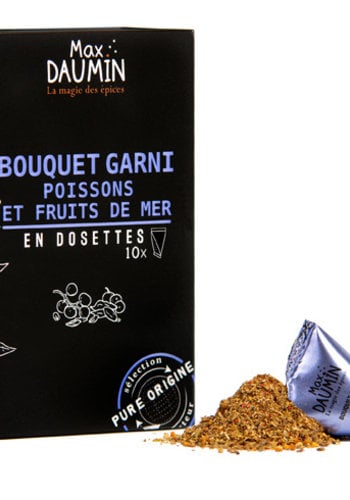 Bouquet garni poissons et fruits de mer - 10 dosettes | Max Daumin  | 18g 