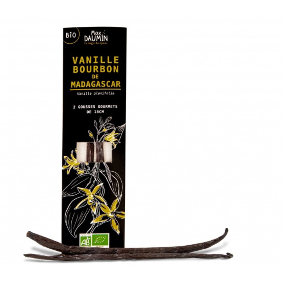 Vanille bourbon de Madagascar - 2 gousses | Max Daumin | 8g