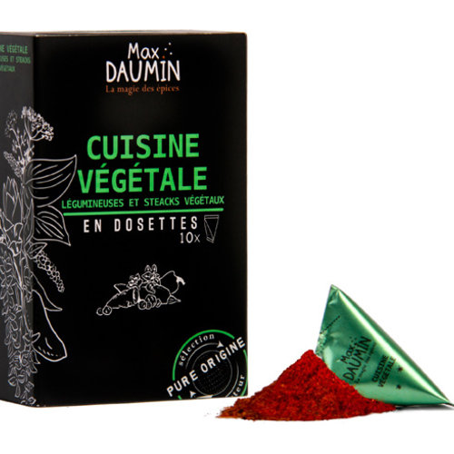 Max Daumin -Cuisine Végétale - 10 dosettes 
