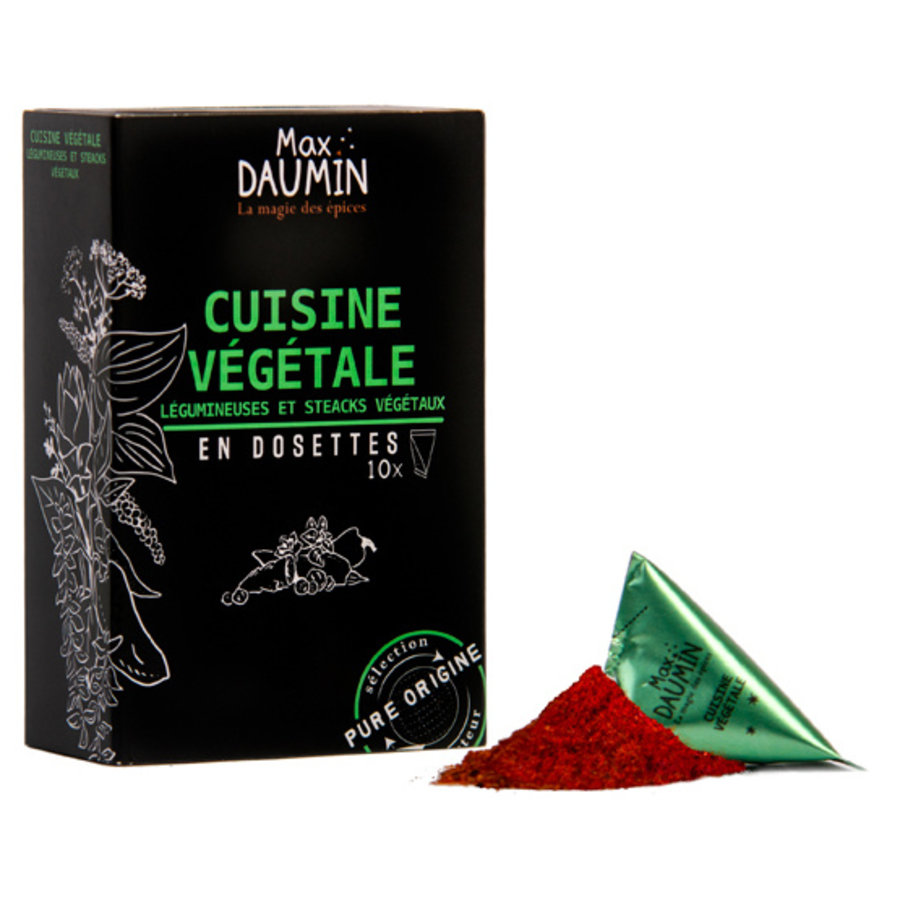 Max Daumin -Cuisine Végétale - 10 dosettes