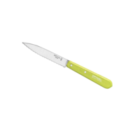 Couteau cranté #113 vert pomme - Opinel