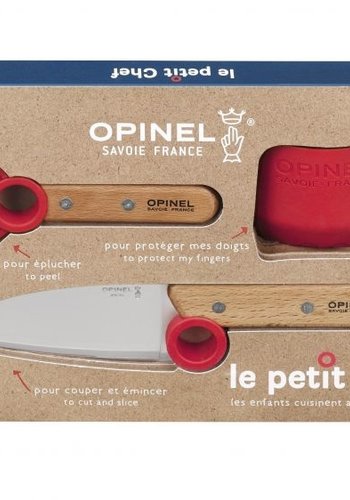 Coffret le petit chef (Couteau, Protège doigts & epulcheur) | Opinel Savoie France 