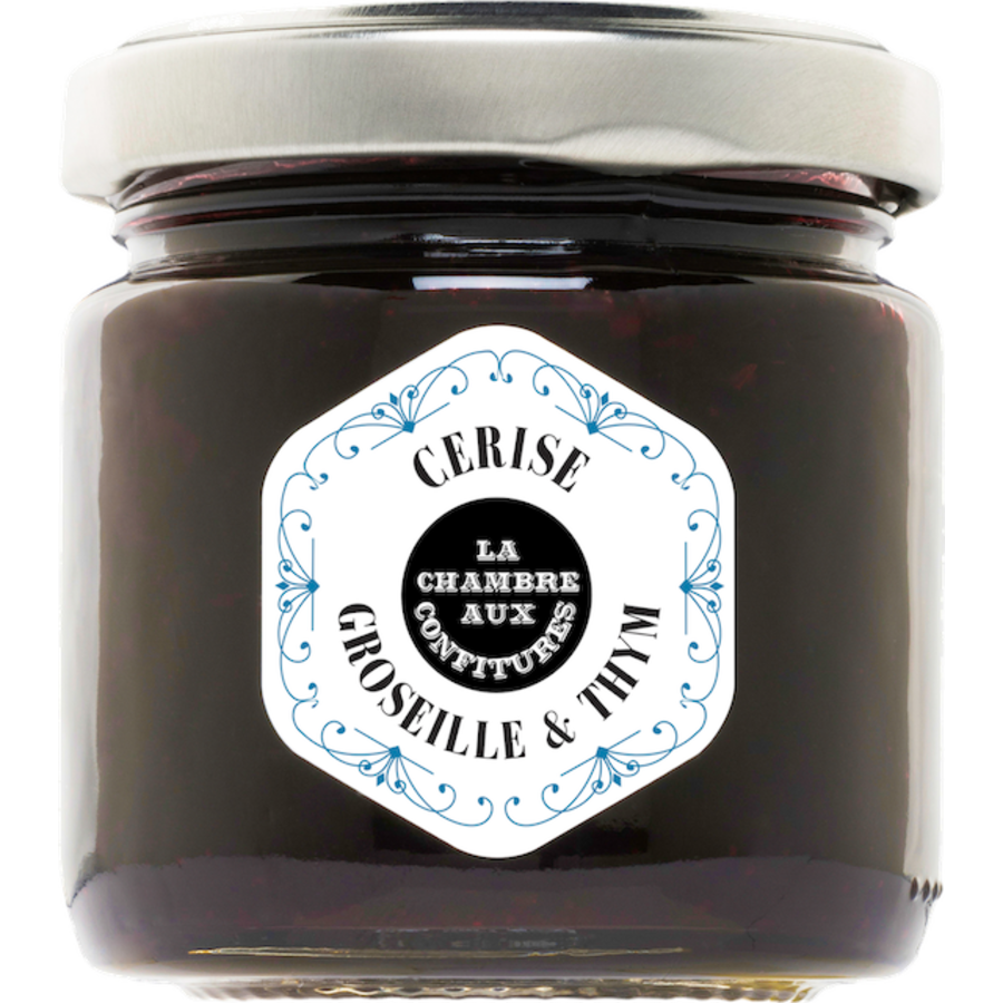 Confit Cerise, Groseille & Thym | La Chambre aux Confitures | 100g