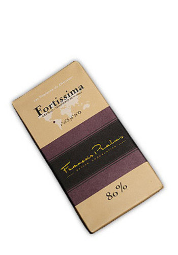 Barre de chocolat noir 80% | Fortissima | François Pralus | 100g 