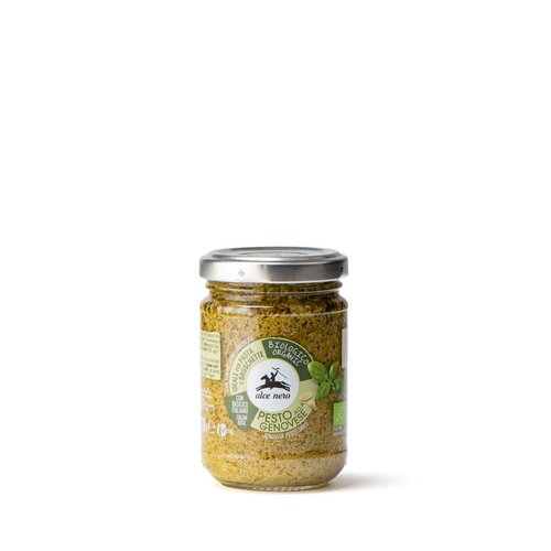Pesto alla genovese – sauce au basilic biologique - Alce Nero - 130gr 