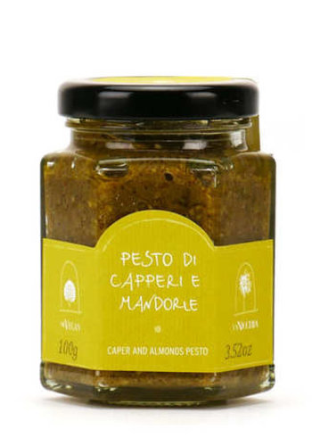 Pesto de câpres et amandes | La Nicchia - 100g 