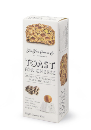 Toast Abricot, Pistaches et Graines de tournesol | The Fine Cheese Co. | 100g 