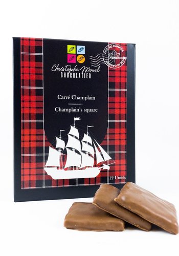 Biscuits carré Champlain | Morel Chocolatier 