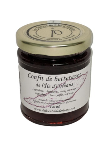 Beet confit - Les Délices de l'Île d'Orléans 190 ml 