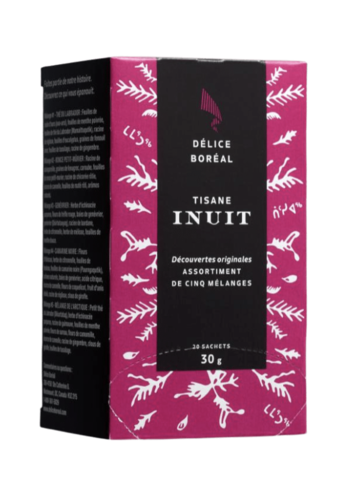 Inuit herbal tea (assortment of 5 blends) - Délice Boréal 30g 