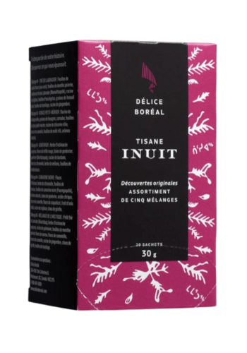 Tisane Inuit (assortiment 5 mélanges) - Délice Boréal 30g 