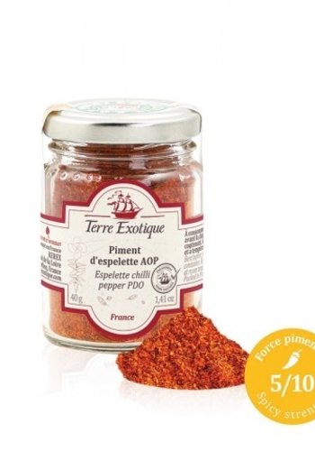 Piment d'Espelettte AOP | Terre Exotique | 40g 