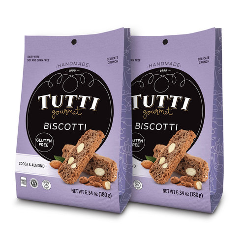Biscotti chocolat et amande | sans gluten | Tutti gourmet | 180g 