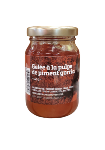 Gelée à la pulpe de piment Gorria | Le Jardin des Chefs | 140g 