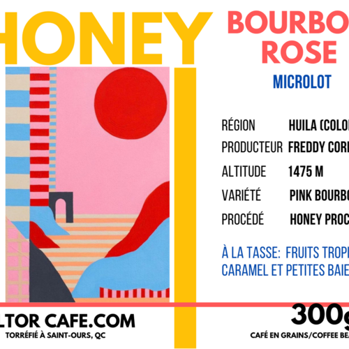 Café  Honey | Bourbon rose | Wiltor Café | 300g 