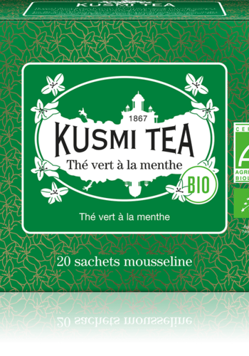 Thé Vert à la Menthe Nanah  - Bio| Kusmi Tea | 20 sachets 