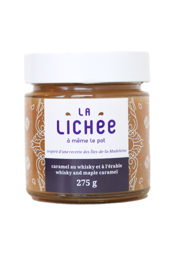 Caramel au Whisky et à l'érable  210ml LA LICHÉE 