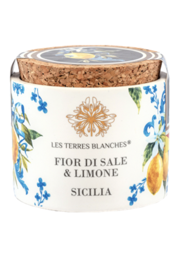 Fleur de sel de Sicile & citron de Sicile | Les Terres Blanches | 70g 