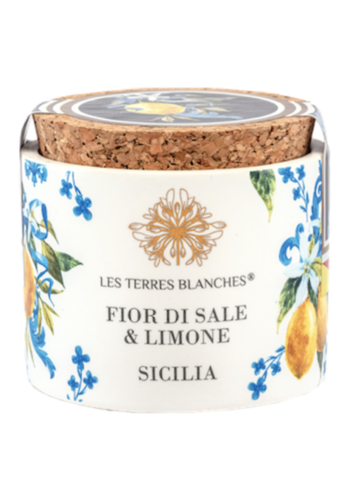 Fleur de Sel Sicilie & Citron de Sicile | Les Terres Blanches | 70g 