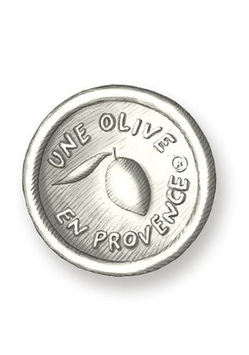 Savon rond blanc poudre de talc | Une Olive en Provence | 150g 