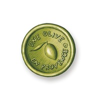 Savon rond vert -olive | Une Olive en Provence | 150g