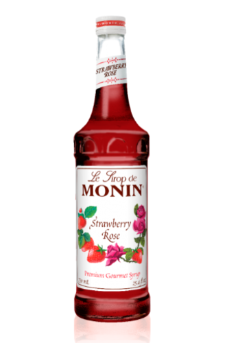 Sirop rose & fraise | Monin | 750 ml 