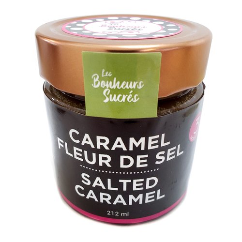 Caramel fleur de sel 212 ml | Les Bonheurs sucrés 
