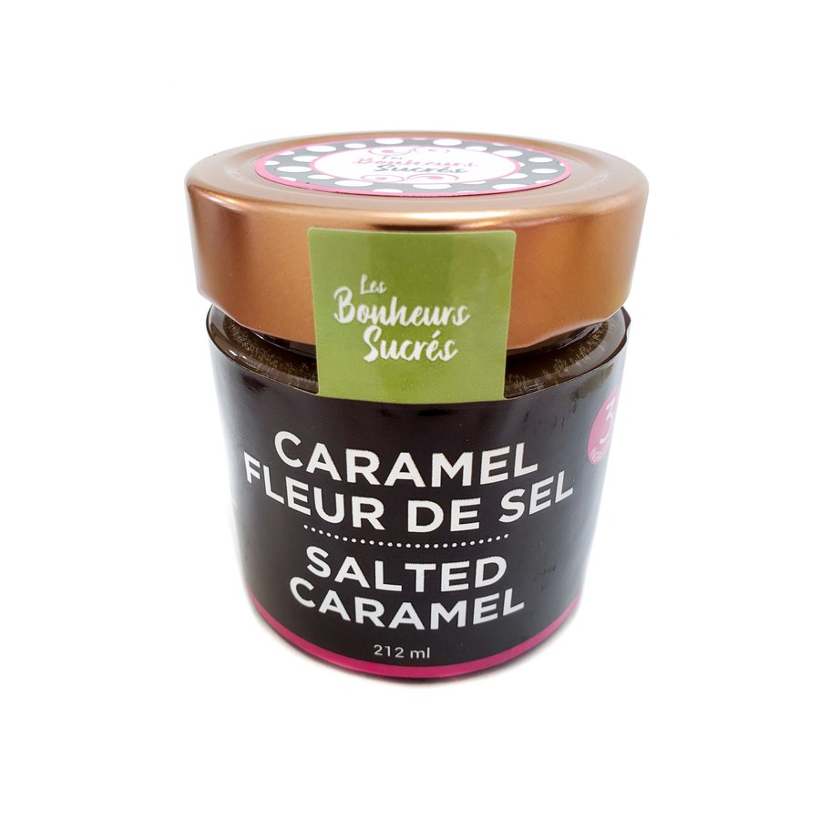 Caramel fleur de sel 212 ml | Les Bonheurs sucrés