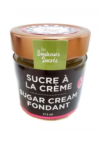 Sucre à la crème fondant 212 ml | Les Bonheurs sucrés 