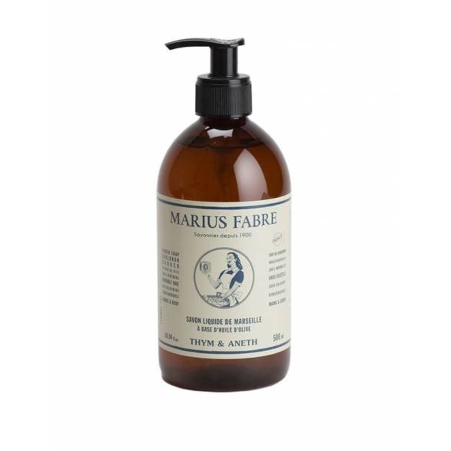 Savon liquide Thym & Aneth | Marius Fabre | 500 ml