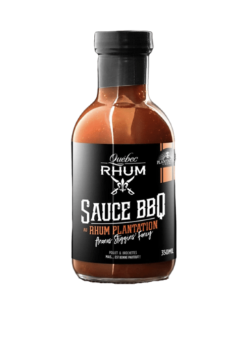 Plantation Rum BBQ Sauce  Quebec Rum - 350ml 