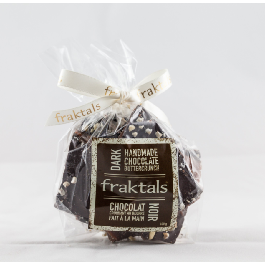 Caramels sel de mer - Chocolat noir (sac) | Fraktals | 110g