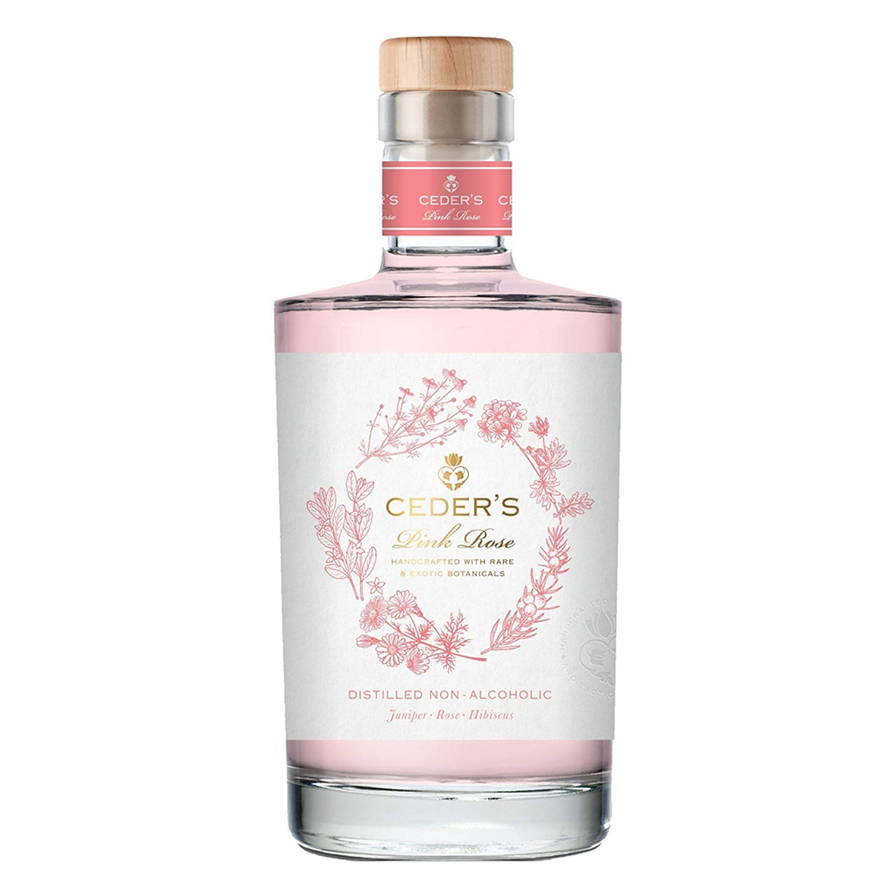 Gin sans alcool Rose  Ceder's 500ml - Les Passions de Manon