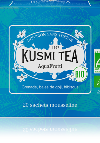 Aqua Frutti Bio  Bio | Kusmi Tea | Étui 20 sachets mousseline 40g 