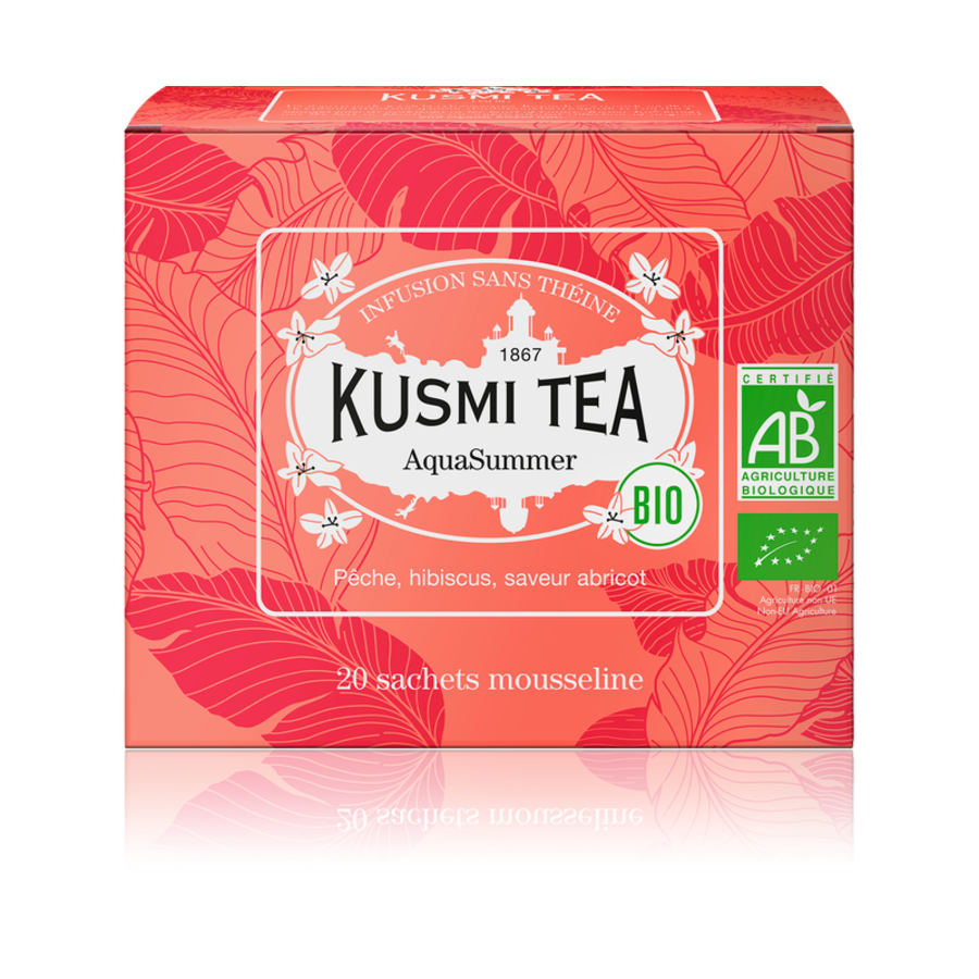 Infusion sans Théine AuaSummer - Kusmi Tea 20 sachets