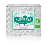 Tropical White bio | Kusmi Tea | Étui 20 sachets mousseline | 40g