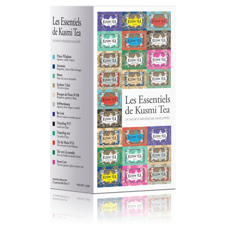 Les Essentiels  | Kusmi Tea | 24 mousselines enveloppées