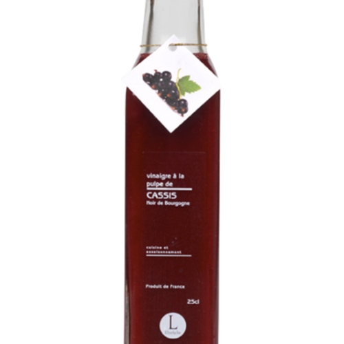 Vinaigre à la pulpe de cassis noir de Bourgogne - Libeluile 250 ml 