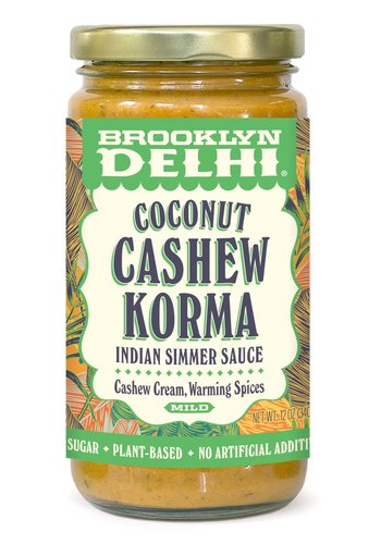Korma au Cashew & noix de coco  (doux) | Brooklyn Delhi |340g 