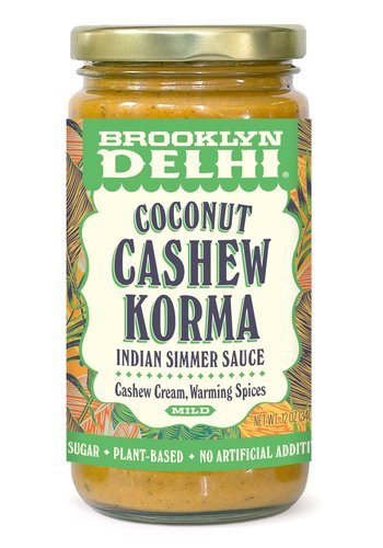 Korma au Cashew & noix de coco (doux) | Brooklyn Delhi | 340g 