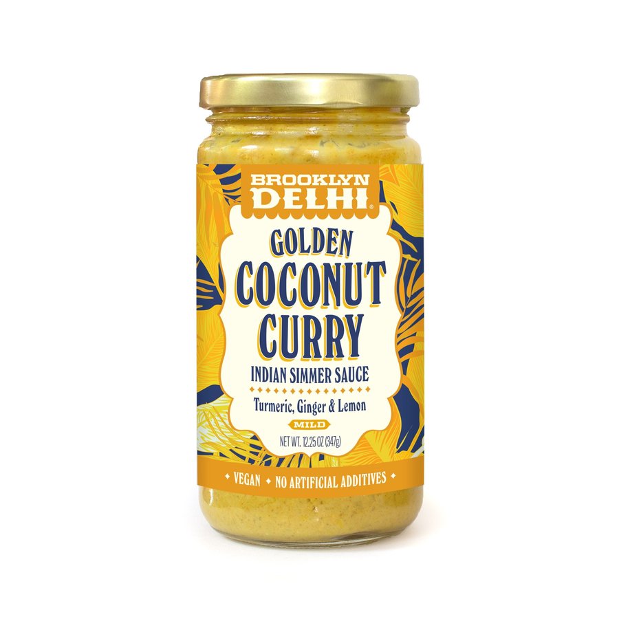 Sauce indienne | Golden coconut curry (douce) | Brooklyn Delhi | 354ml