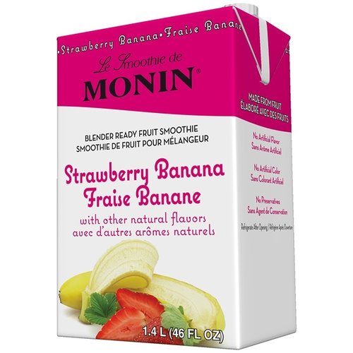 Smoothie pour Mélangeur | Fraise-Banane | Monin | 1.4L 
