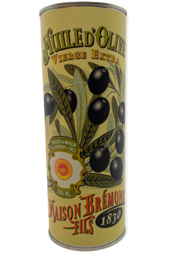 Huile d'olive extra-vierge | fruité Noire | Brémond | 500 ml 