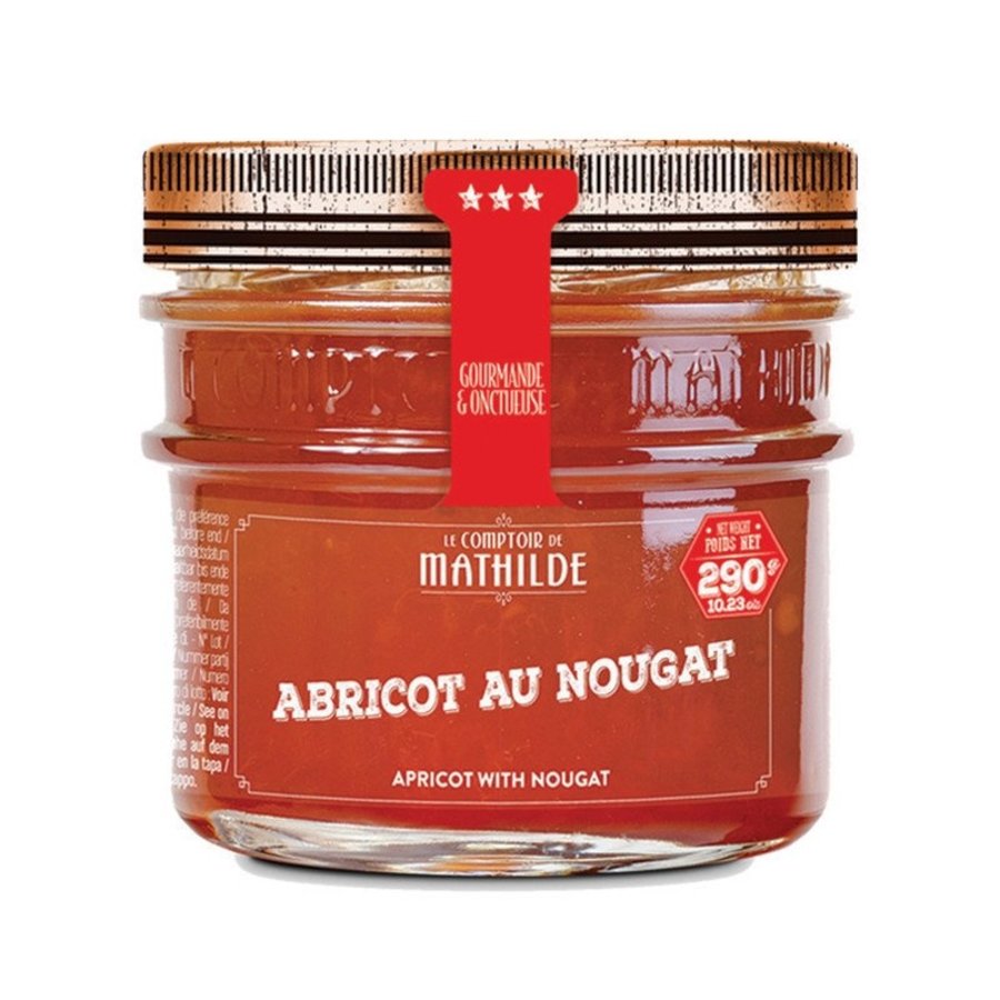 Confiture  Abricot avec nougat | Le Comptoir de Mathilde | 290 g